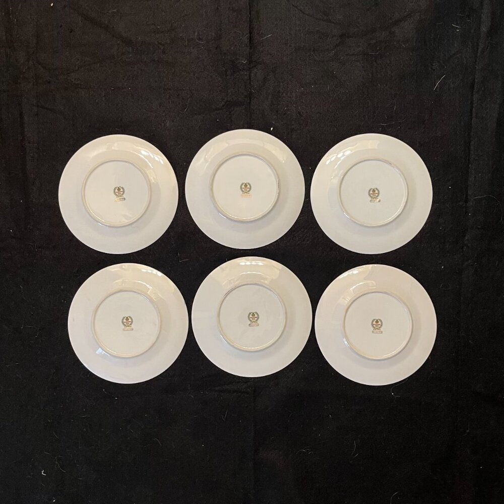 6 - Vintage Fukagawa Arita China Salad/Bread/Dessert Plates - Picture 8 of 11